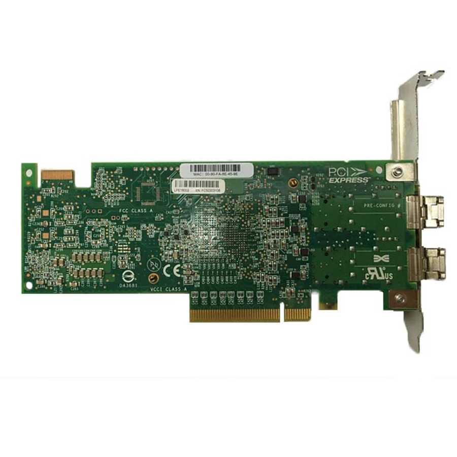 Eastforfuy LPE16002 16G FC Gen 5 Fibre Channel PCIe 3,0 двухпортовый адаптер системной шины