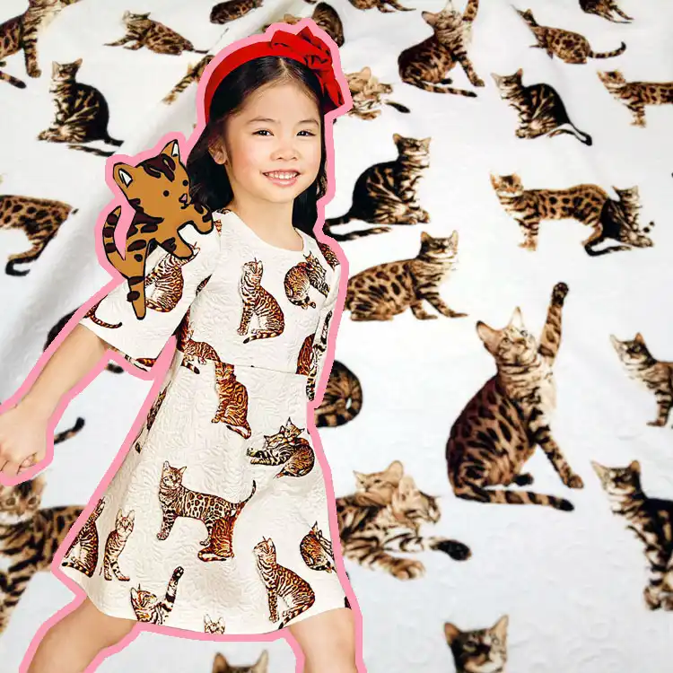 新ファッションショーパターン秋厚いジャカード生地猫パターン子供服の印刷ジャカード生地赤と白 生地 Aliexpress 新ファッションショーパターン秋厚いジャカード生地猫パターン子供服の印刷ジャカード生地赤と白 生地 Aliexpress