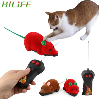 

HILIFE False Mouse Pet Supply Wireless RC Mice Cat Toys Cat Funny Playing Toys Remote Control Simulated Electric Mouse