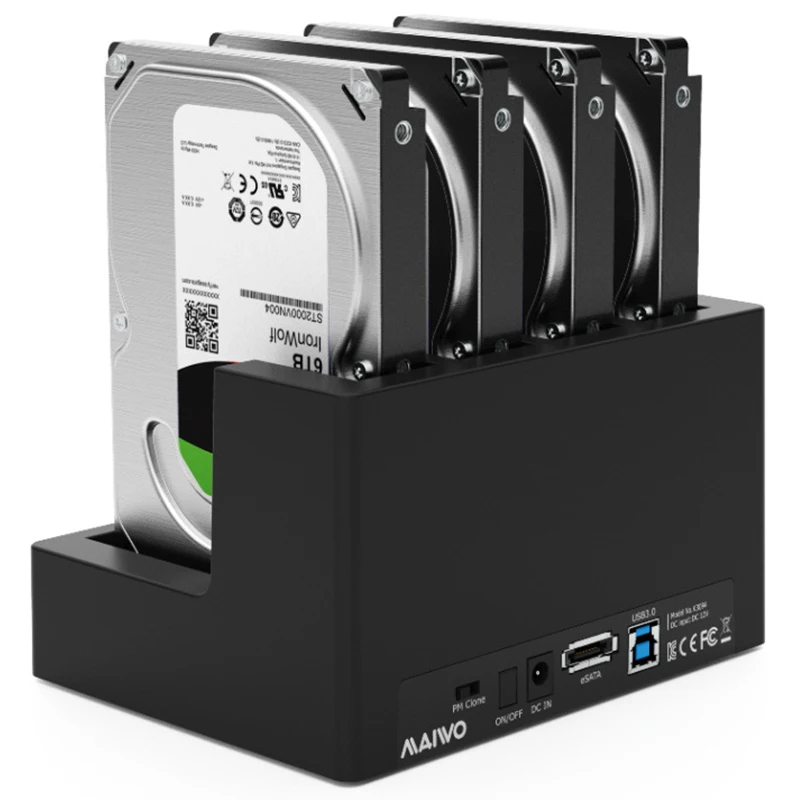 MAIWO HDD корпус для 2,5/3,5 дюймов HDD/SSD USB 3,0 для SATA I/II/III четыре отсека HDD док-станция онлайн/автономная копия записи R