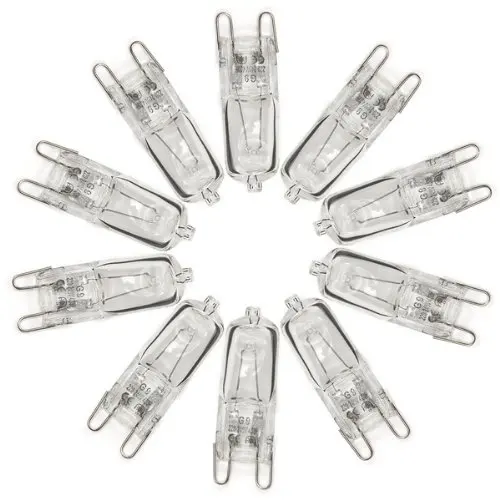10 X G9 галогенный теплый белый офисный капсульный светильник лампа 25W