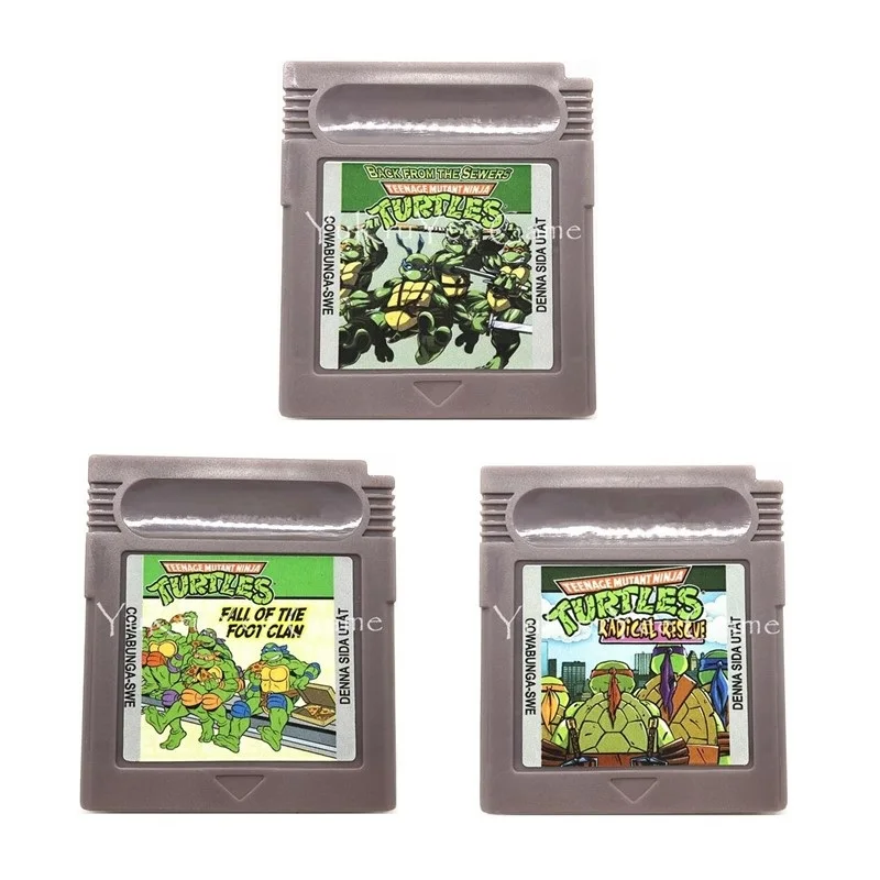 

Video Game Cartridge Card Teenage Mutant Ninja Turtles Series for 16 Bit Game Console US/EU General Version English Language