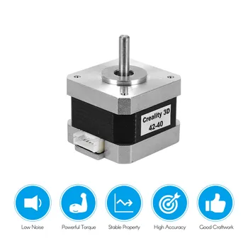 

Creality 3D Printer Stepper Stepping Motor 2 Phase 1A 1.8 Degree 0.4N.M for 3D Printer DIY CNC Accessory Replacement 1pcs