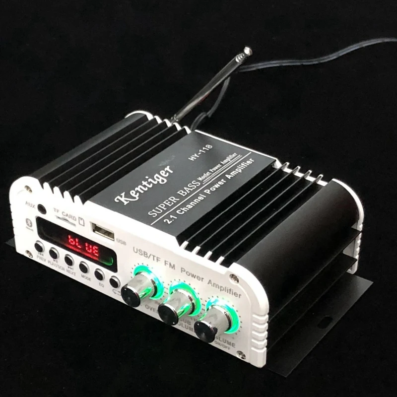Kentiger-Hy-118 2,1+ 1 4 канала Выход сабвуфер Tf/Usb Fm аудио Мощность усилитель стерео усилитель