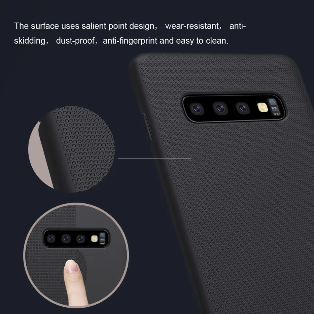  For Samsung Galaxy S10 / S10+ Plus Case NILLKIN Super Frosted Shield hard back cover case For Samsu