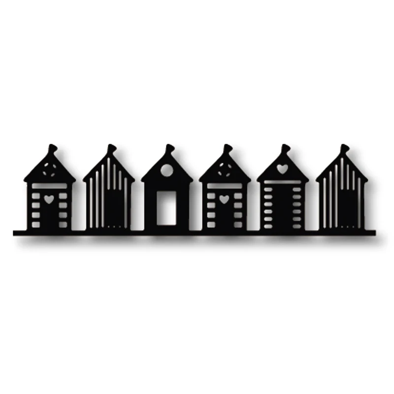 

6Pcs Build up house METAL CUTTING DIES 2019 NEW for Scrapbook Cutting die paper craft card album punch cutter