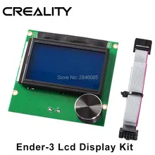 CREALITY 3d части принтера контроллер RAMPS 1,4 lcd 12864 панель управления синий экран+ кабель для CREALITY Ender-3 3d принтер