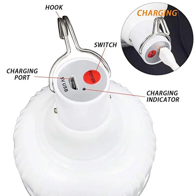 Rechargeable LED Night Light Bulb 3
