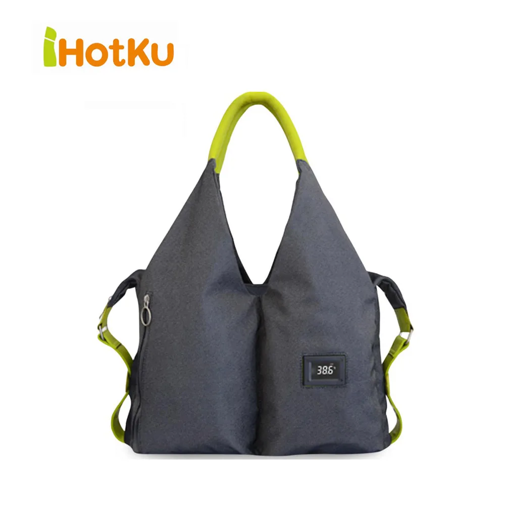 

Water-Proof Stainproof Heat Preservation Smart Diaper Bag Cotton Polyester Large Bag With LCD Display Two Temperature Control