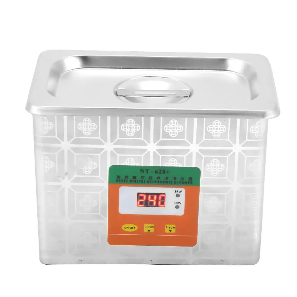 

New 220v New Digital Ultrasonic Cleaner 35W/50W Switchable NT628+ Ultrasonic Cleaning Machine