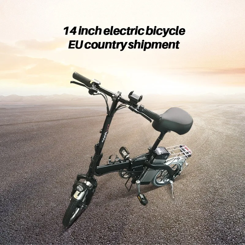 Sale Chance of  Electric bike Power Fold Bicycle A Mountain Electric Power Step By Vehicle Light Lithium Battery Lo