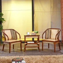 Деревянная мебель комплект для гостиной Китай ротанга divano diseno кресло небольшой стол Гостиная muebles
