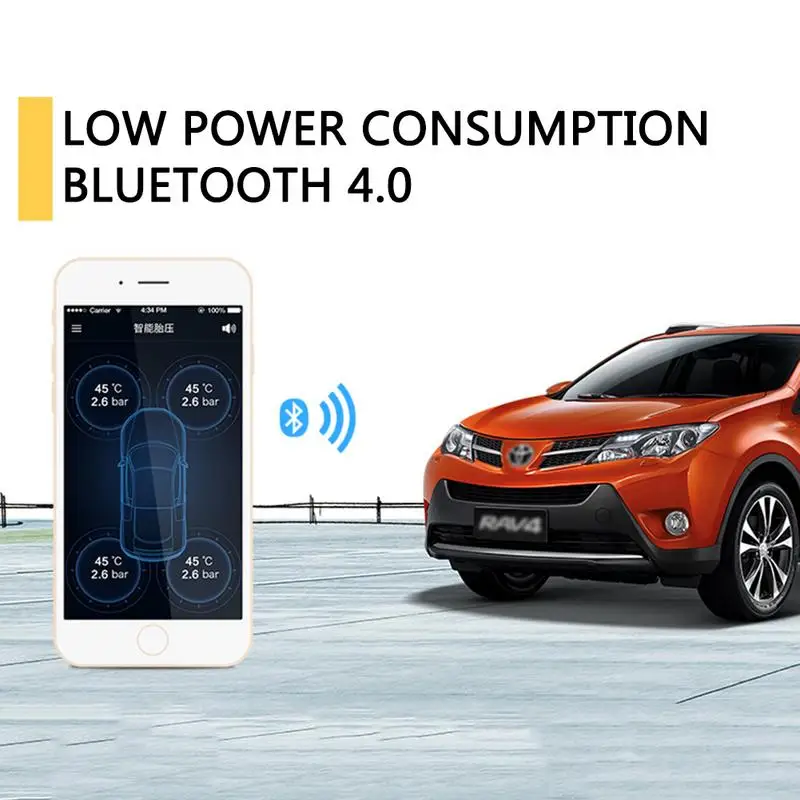 TP630 Автомобильная умная система мониторинга давления в шинах Bluetooth 4 0 TPMS