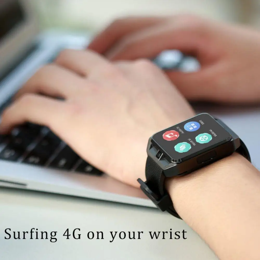 

Microwear H5 4G smart watch Android ios phone MTK6737 Quad Core 1G RAM 8G ROM GPS WiFi Heart Rate smartwatch