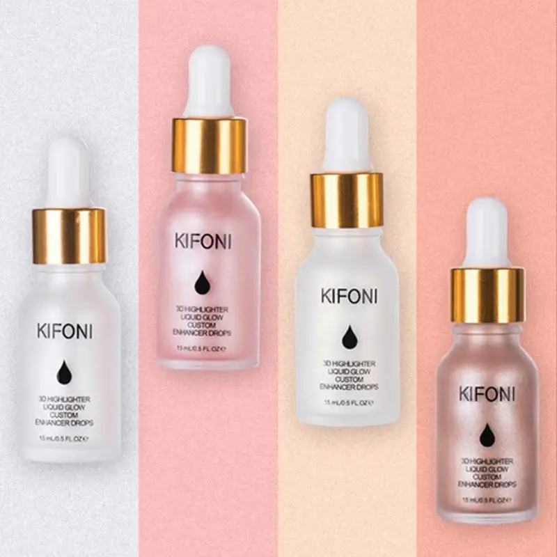 24k Rose Gold MakeUp Highlighter Cream Concealer Shimmer Face Glow Make