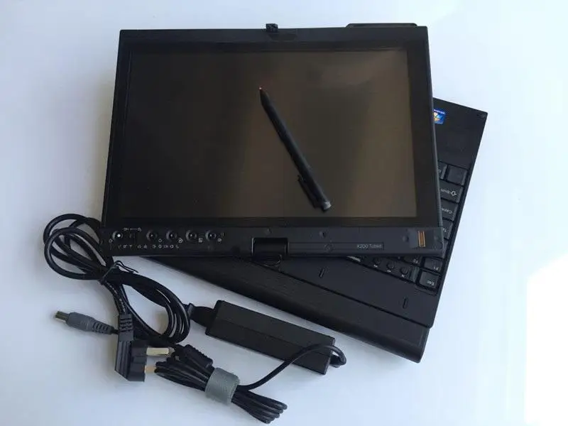 Автомобильный диагностический ноутбук для lenovo thinkpad x200t сенсорный экран б/у компьютер Лучшая цена с батареей без hdd