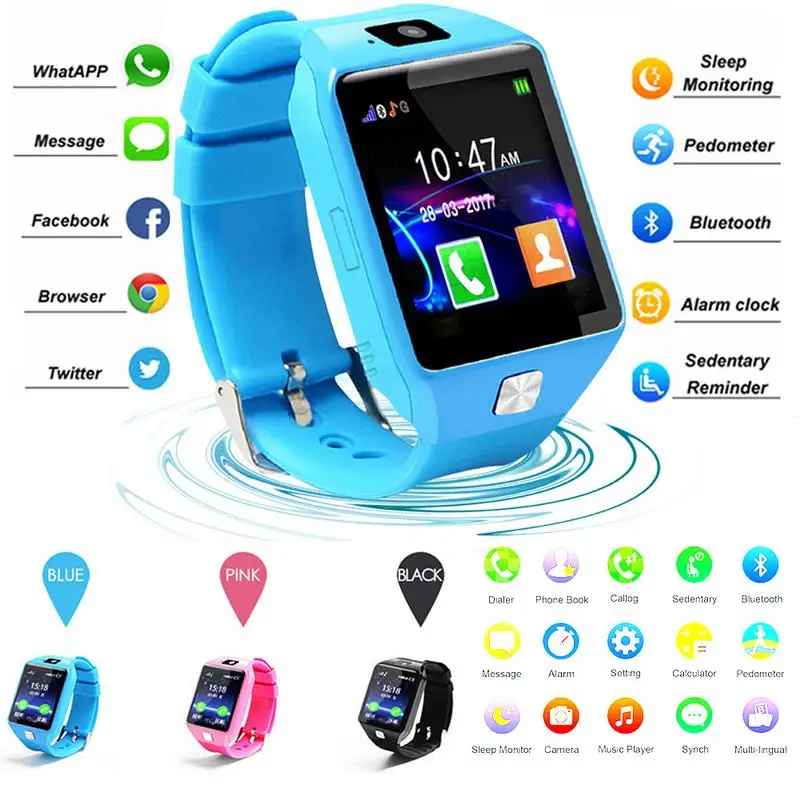  U9 Kids Smart Watch SOS Call Location Finder Locator Tracker Child Positioning Waterproof Anti Lost