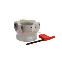 New 1pcs BAP400R 80 27 6T Indexable Face Mill Cutter 6 Flutes Endmill Right Angle Shoulder Face Mill Cutter for APMT1604 Insert 1pcs bap 400r 160 40 8t bap right angle shoulder face mill apmt1604 inserts