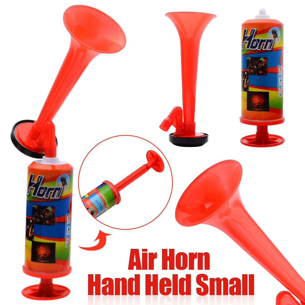 1pc Small Air Horn Pump Speaker Cheerleading Air Horns Handheld Noise