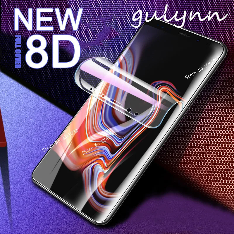 Полностью Мягкая 8D Гидрогелевая пленка для Samsung Galaxy A8 A6 A5 J3 J 4 6 S10 Plus S20 A51 A71 Защита