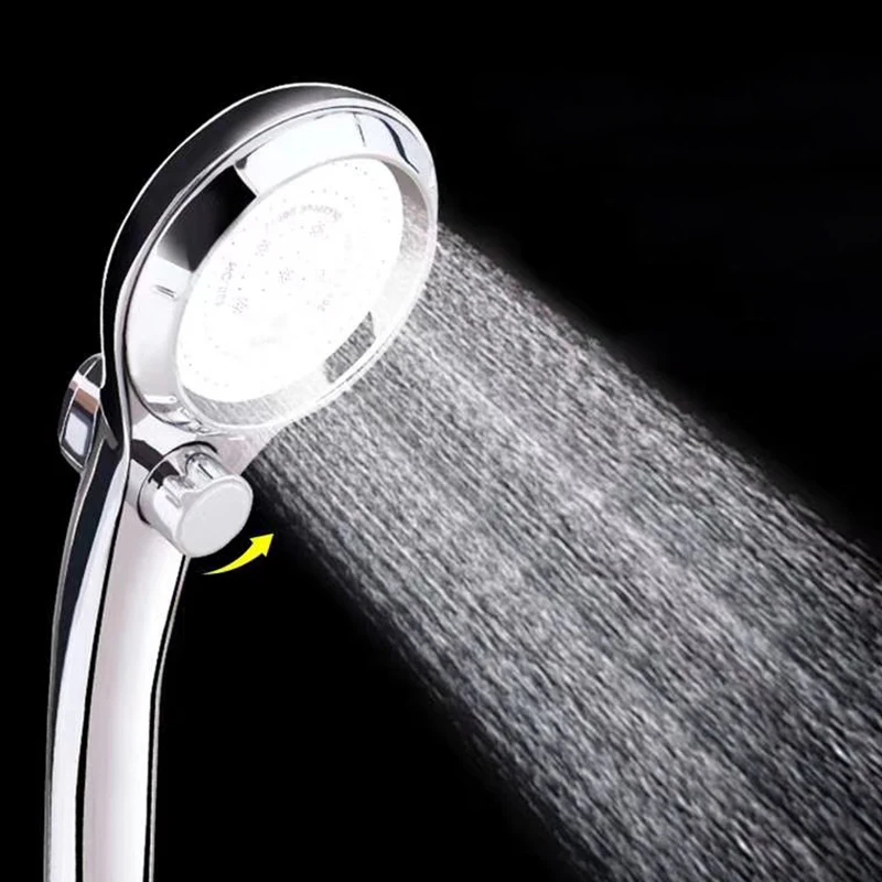 

HOT Handheld Shower with On/Off Switch Shower Head Pressurized Water - Saving Handheld Big Rain Shower