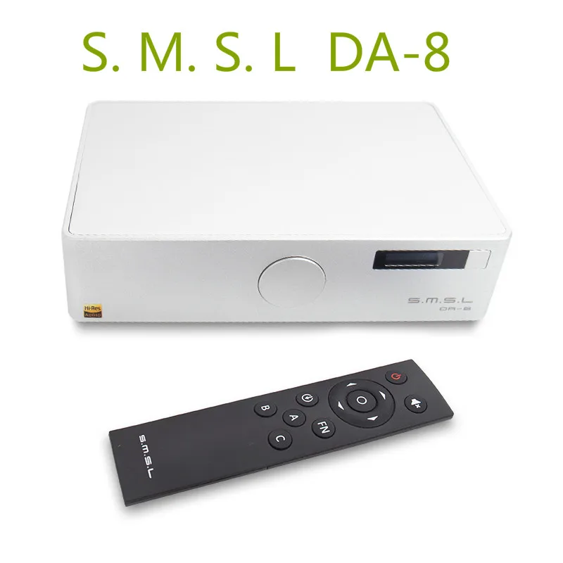 

SMSL DA-8 ICEpower50ASX2 NJW1194 Hi-Res Desktop High Performance Digital Power Amplifier Headphone AMP