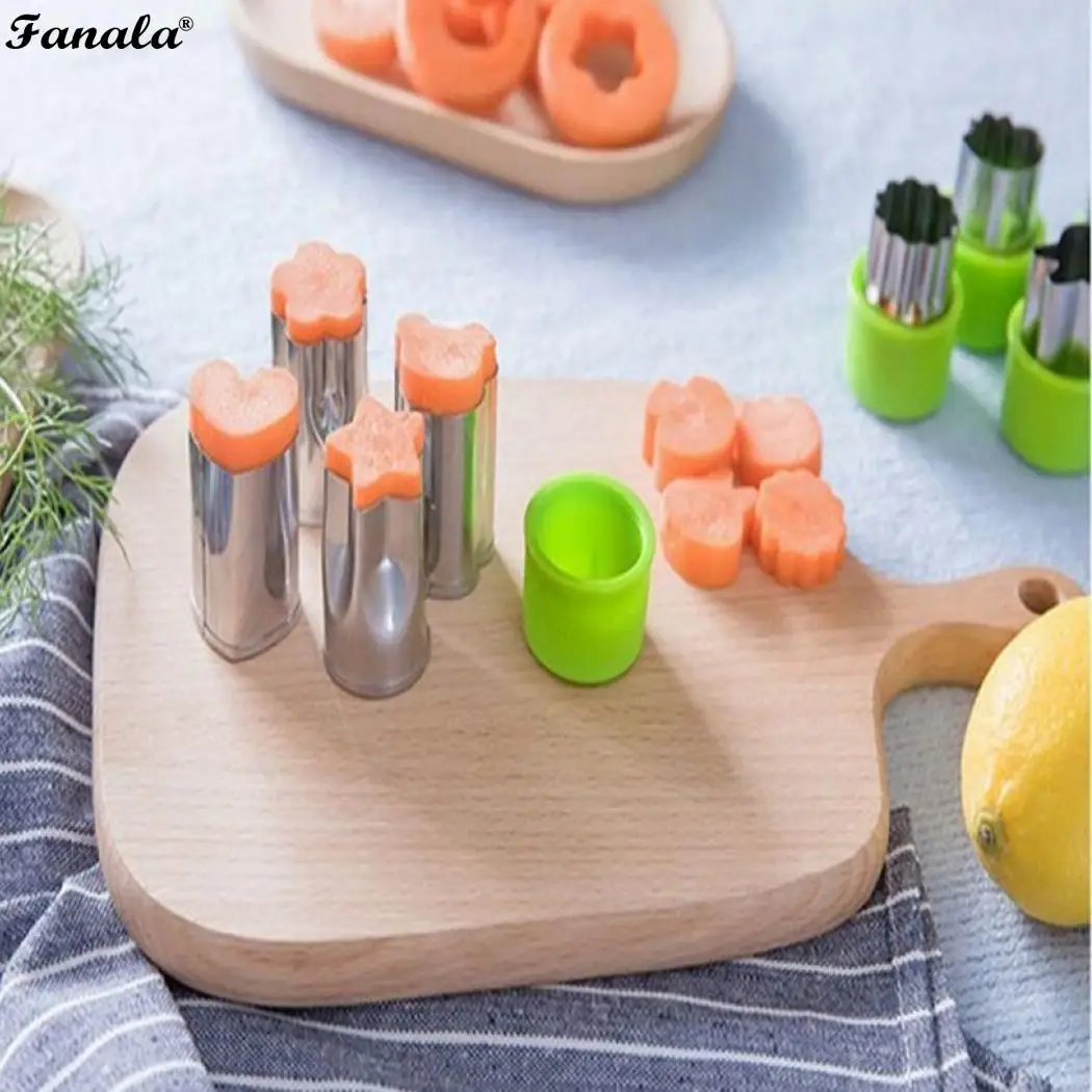 New Kitchen Stainless Steel Fruit Vegetable Cutting Mold Daily Useful As the picture shown Cooking Tools | Дом и сад