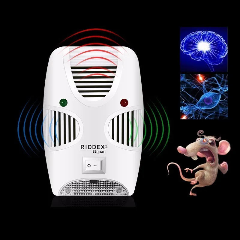 

Electronic Ultrasonic Rat Mouse Mice Repellent Rodent Pest Bug Reject Mole Mosquito Cockroaches Repeller EU US Plug DropShipping