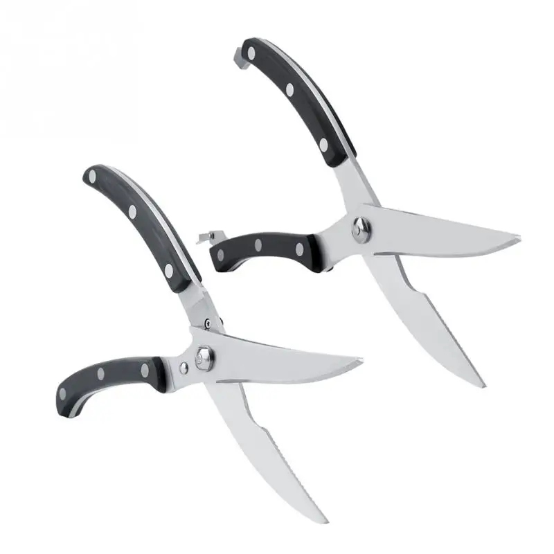 

Stainless Steel Poultry Kitchen Scissors BBQ Meat Chicken Bone Cut Scissor Cutter Cook Duck Fish Food