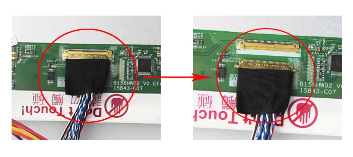 ЖК светодиодный HDMI DVI VGA комплект LVDS Aduio плата контроллера для 40pin N156BGE-L11/N156BGE-L21 1366X768 ПАНЕЛЬ