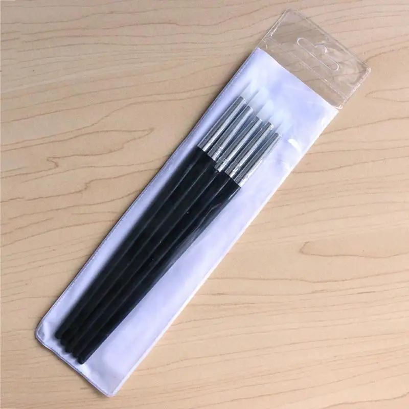 

5pcs Nail Art Polish Carving Dotting Painting Pen Brush Silicone Carving Craft Emboss Shaping Manicure Dotting Tools