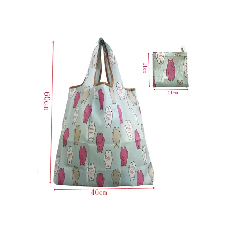 2019 New Lady Foldable Recycle Shopping Bag Eco Reusable Shopping Tote Bag Floral Fruit Bunny Vegetable Grocery 2019 New Lady Foldable Recycle Shopping Bag Eco Reusable Shopping Tote Bag Floral Fruit Bunny Vegetable Grocery