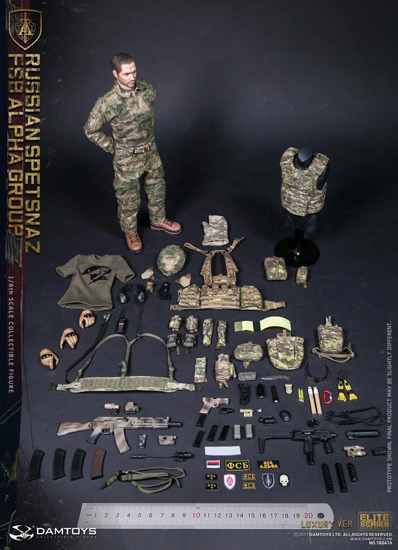 

DAM Toys Resin material can act Russian Federation Security Bureau Alpha Alpha Group Luxury Edition Goods In Stock Free shipping