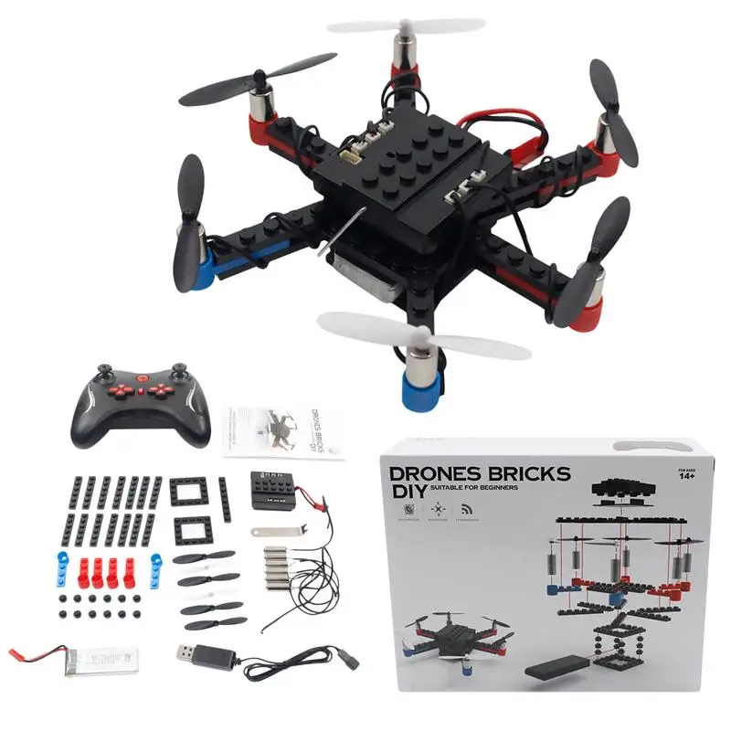

Lux L333 DIY Drone Building Blocks 2.4ghz Remote Control Quadcopter Assembled Six-Axis Drone
