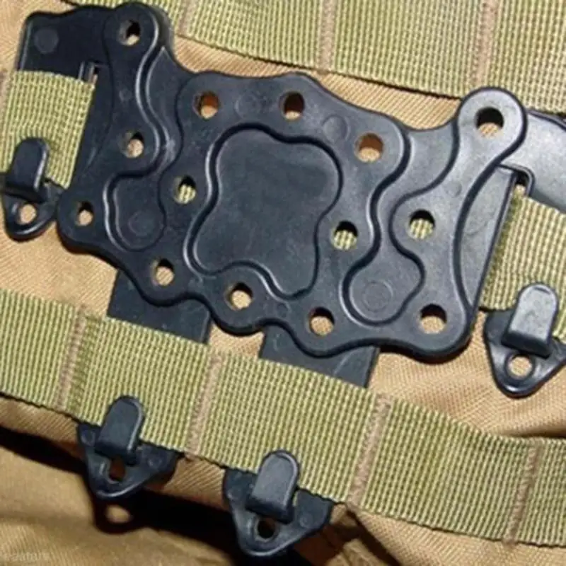 Жилет CQC груди висит Airsoft ударная платформа Molle Портативный пластиковая вешалка