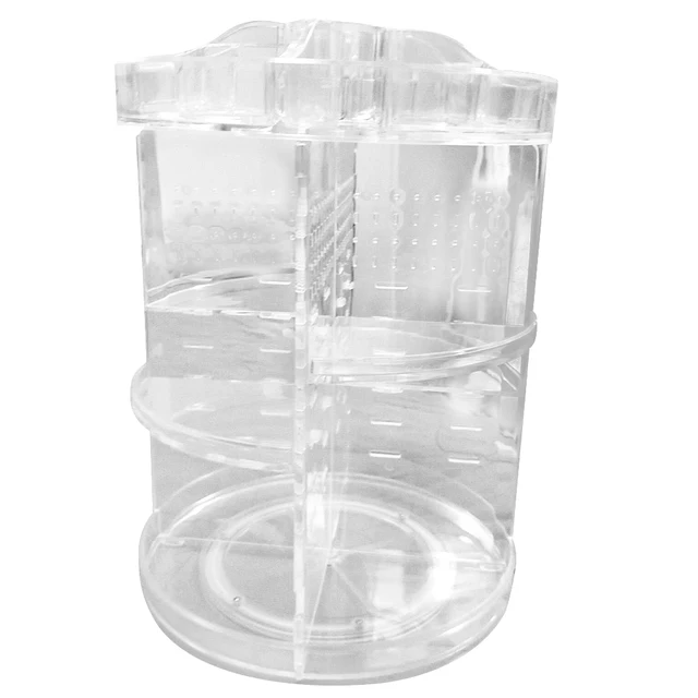 Fashion 360 Degree Rotating Makeup Organizer Spinning Clear Cosmestic