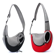 Pet сумка для переноски Собак Открытый путешествия сумка сетка Оксфорд один сумка через плечо перевязь сетки комфорт Tote Сумка