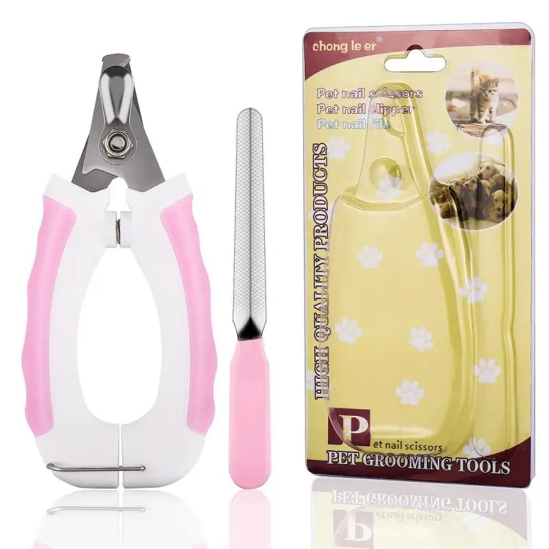 1 pcs Professional Dog Nail Clippers with Protective Guard, Safety Lock