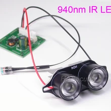 940nm Точечный светильник инфракрасный 2x ИК светодиодный для камеры видеонаблюдения работает для imx225 imx290 imx291 imx307 imx327 imx335 CMOS или CCD датчики