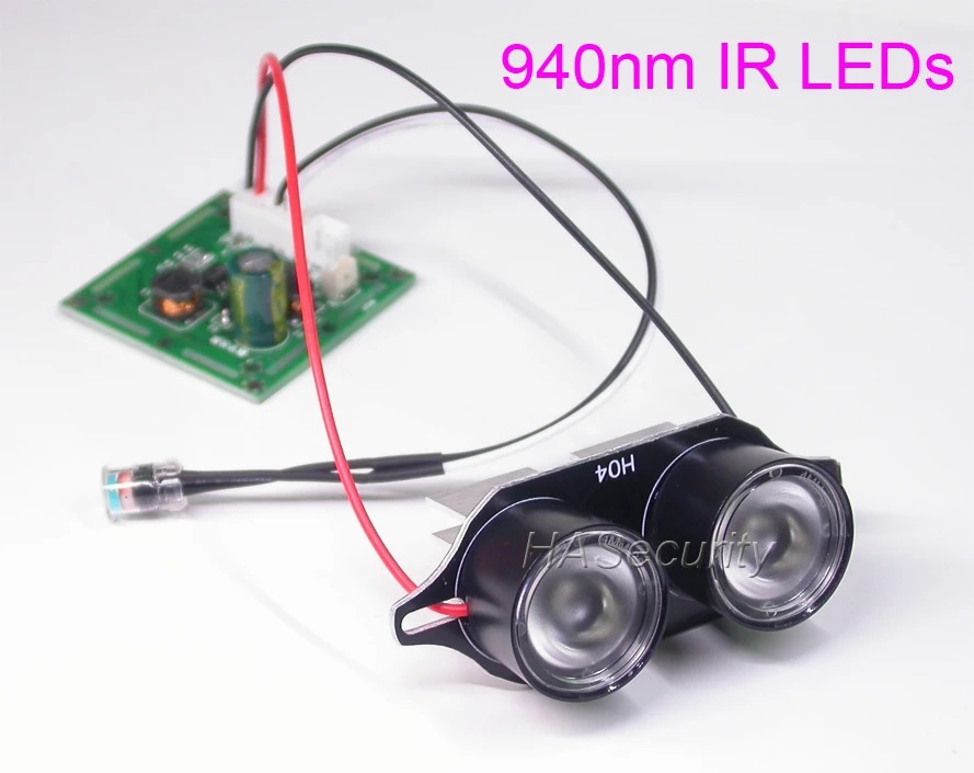940nm прожектор инфракрасный 2x ИК светодиодная плата для CCTV камеры работа imx225 imx290