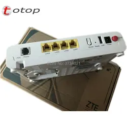 Новая версия 6,0 ZTE zxhn F660 GPON ONU 1GE + 3FE + 1 кастрюли + USB + WI-FI, sc upc 12 V 1.5A ONT оптический сетевой терминал, поддержка SIP