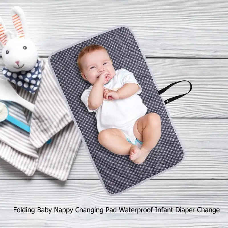 

3 style Baby Portable Foldable Washable Compact Travel Nappy Diaper Changing Mat Waterproof Baby Floor Mat Change Play Mat prop