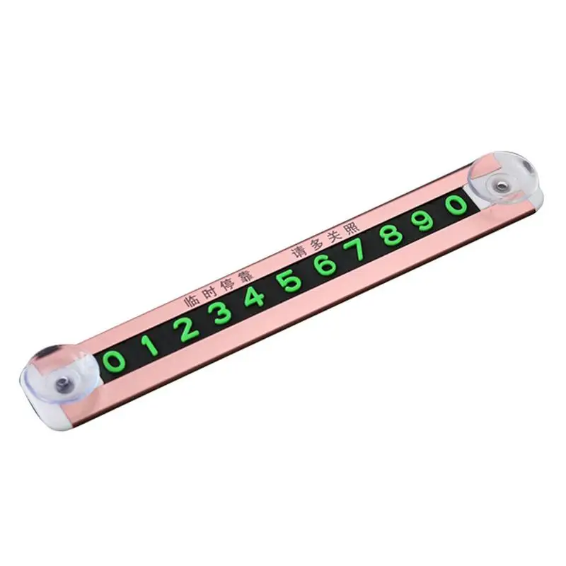 

Car Temporary Parking Card Phone Number Card Plate Telephone Number Car Park Stop Automobile Interior Accessories