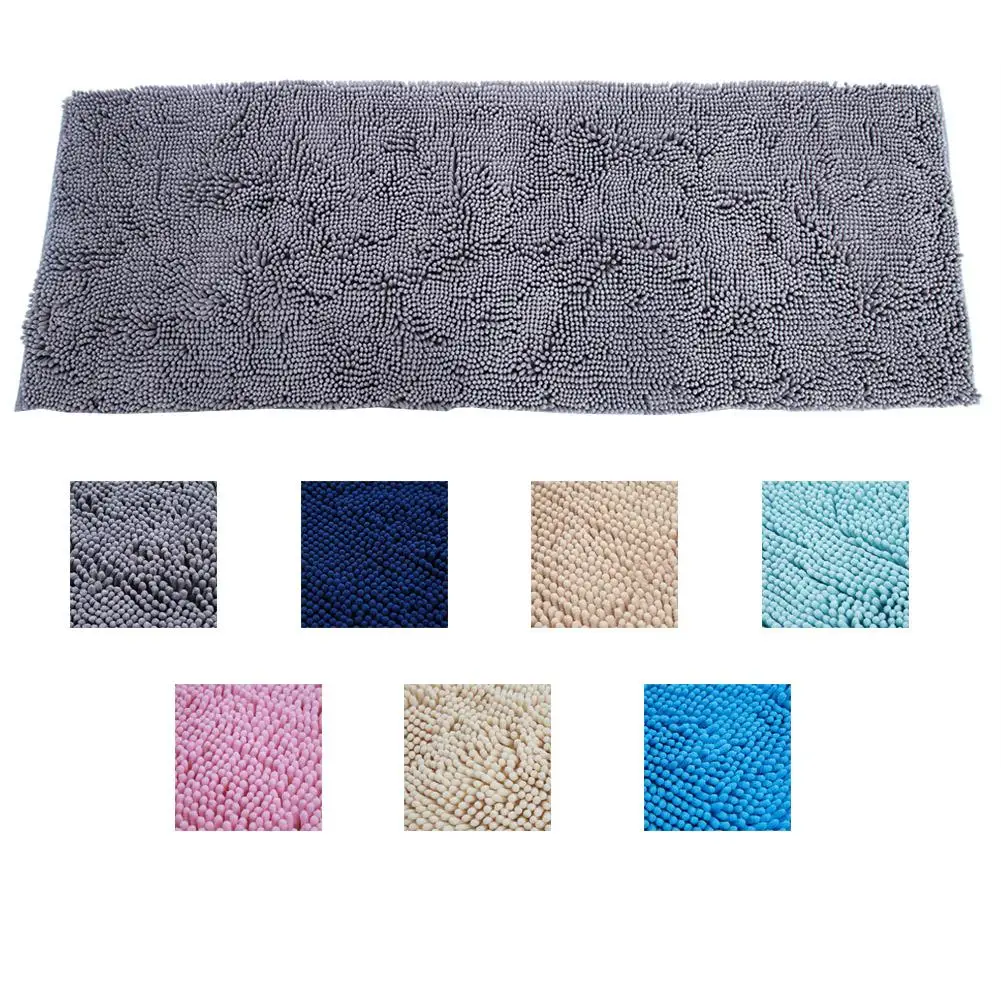 Коврик для ванной, противоскользящий, водопоглощающий, нескользящий, для ванной комнаты, гостиной, 50x140 м
