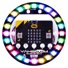 Возраст 8+ высокотехнологичные игрушки программируемая Плата расширения для Arduino Голосовое управление Красочный светодиодный RGB огни без для микро: битная плата