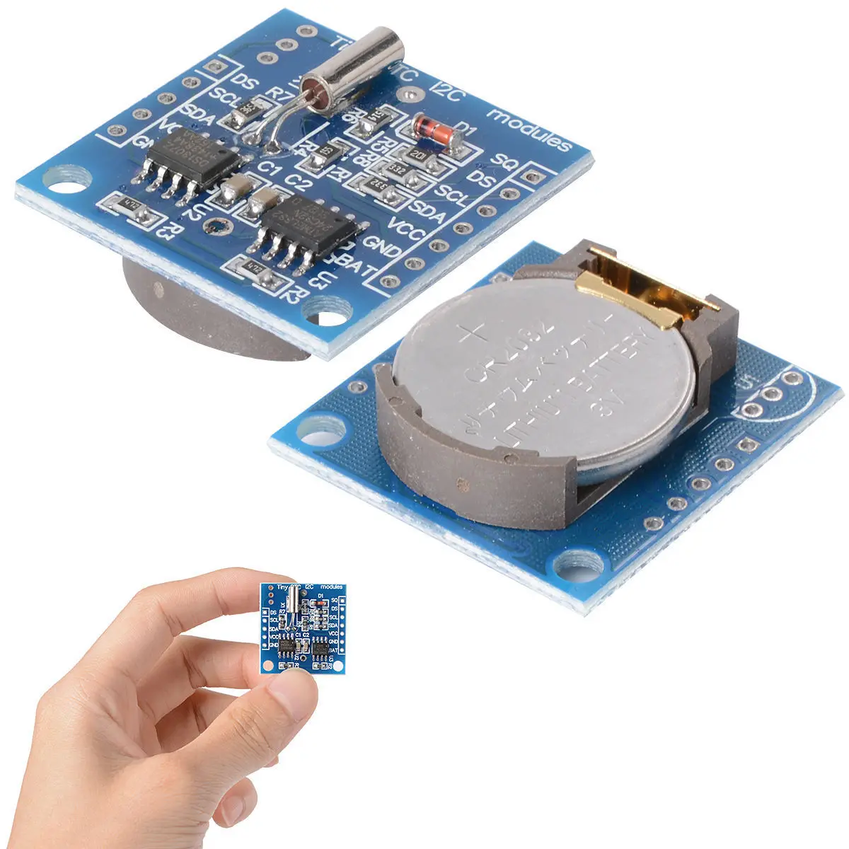 5 шт. I2C Tiny RTC DS1307 модуль часов в реальном времени AT24C32 плата для Arduino TE187 PC +