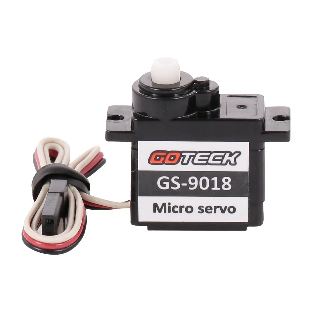 

GOTECK GS-9018 Micro Analog Servo For RC Car Helicopter Boat Robot 1.7KG 0.12Sec 500mA at Stop 600mA At No Load Toys For Kids