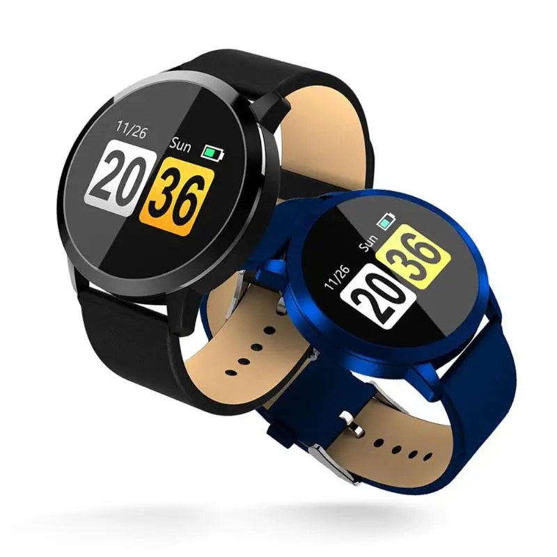 

OUKITEL W1 Bluetooth Smart Watch Bracelet 0.96" Color Screen 150 Days Standby Time Heart Rate Blood Pressure Monitor Wristband