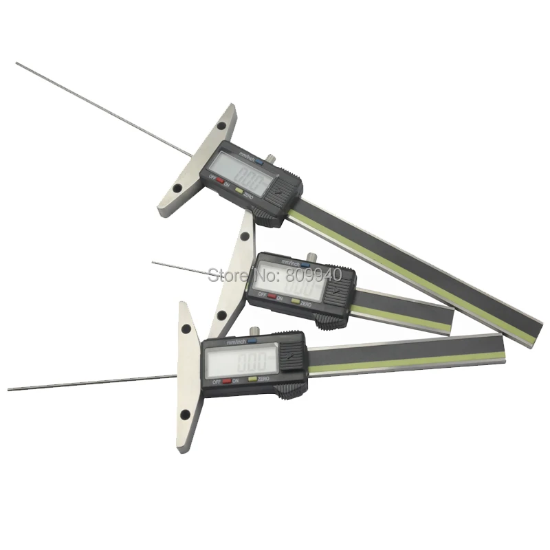 Tools Gauges 0150mm 100mm 50mm Digital Depth Gauge with 2 assembly