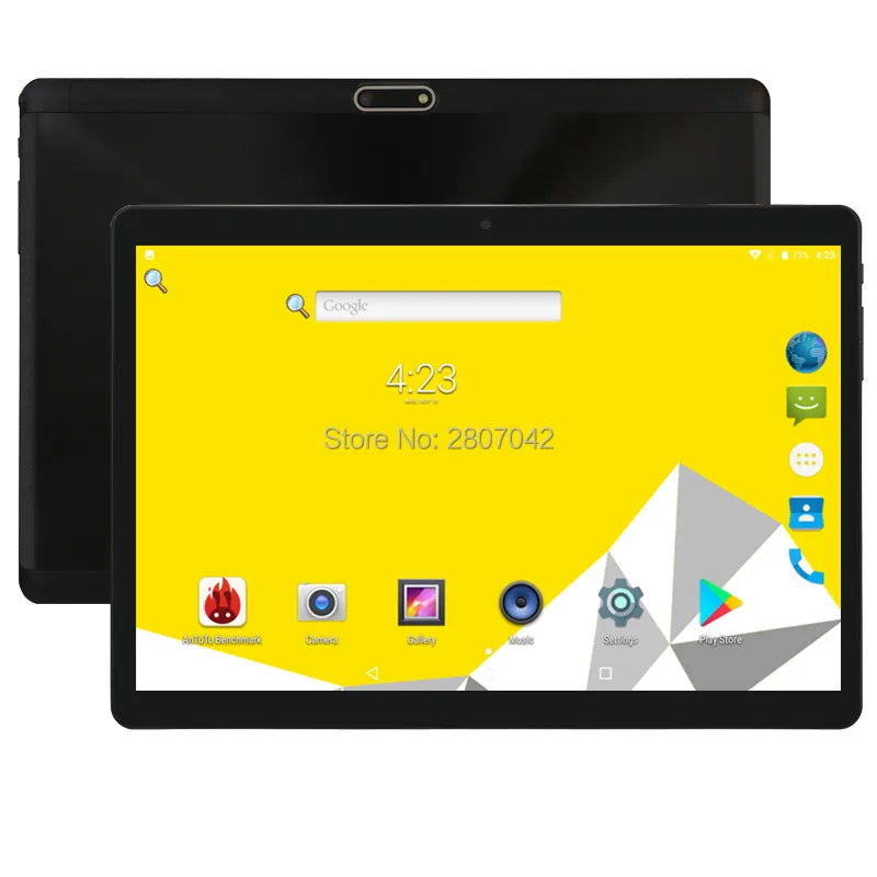 Новый 10 дюймовый планшет на Android 9 0 6 ГБ RAM 64 ROM Восьмиядерный 1280X800 2.5D IPS экран две sim